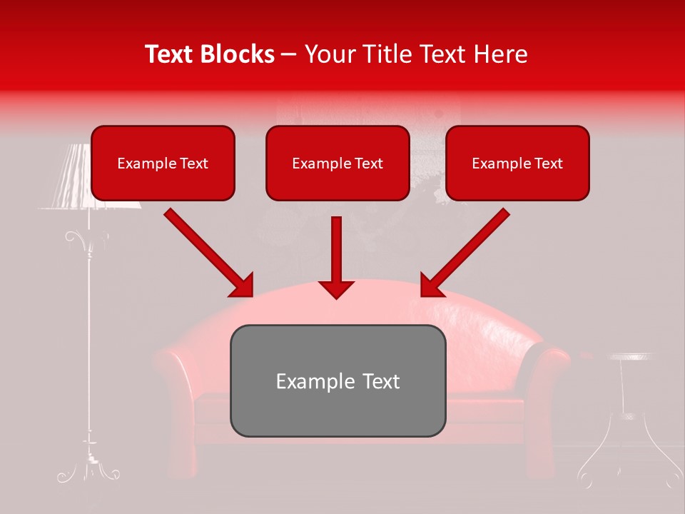 Red Couch PowerPoint Template