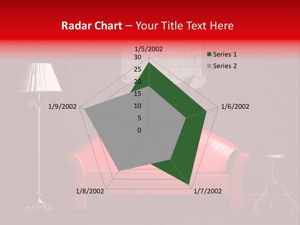 Red Couch PowerPoint Template