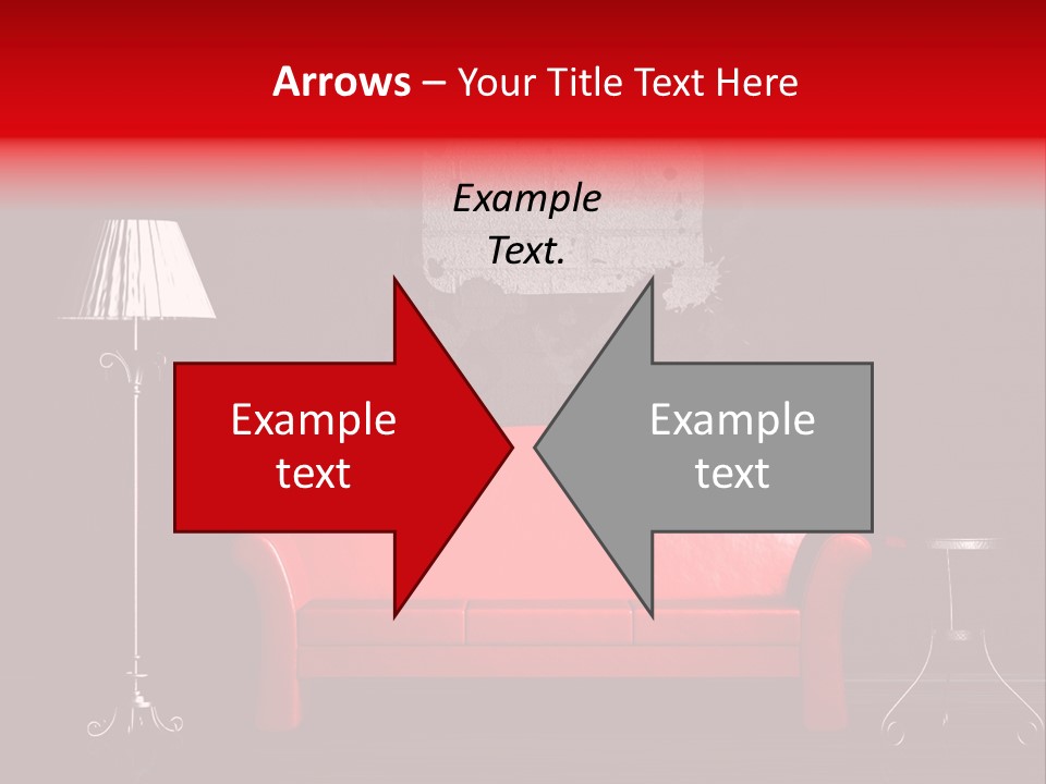 Red Couch PowerPoint Template