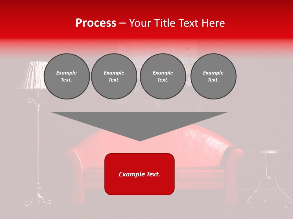 Red Couch PowerPoint Template