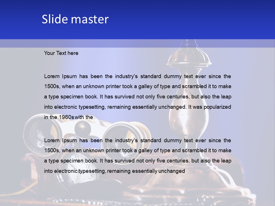 Concept Clock Retro PowerPoint Template