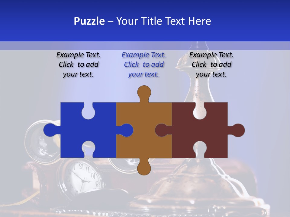 Concept Clock Retro PowerPoint Template