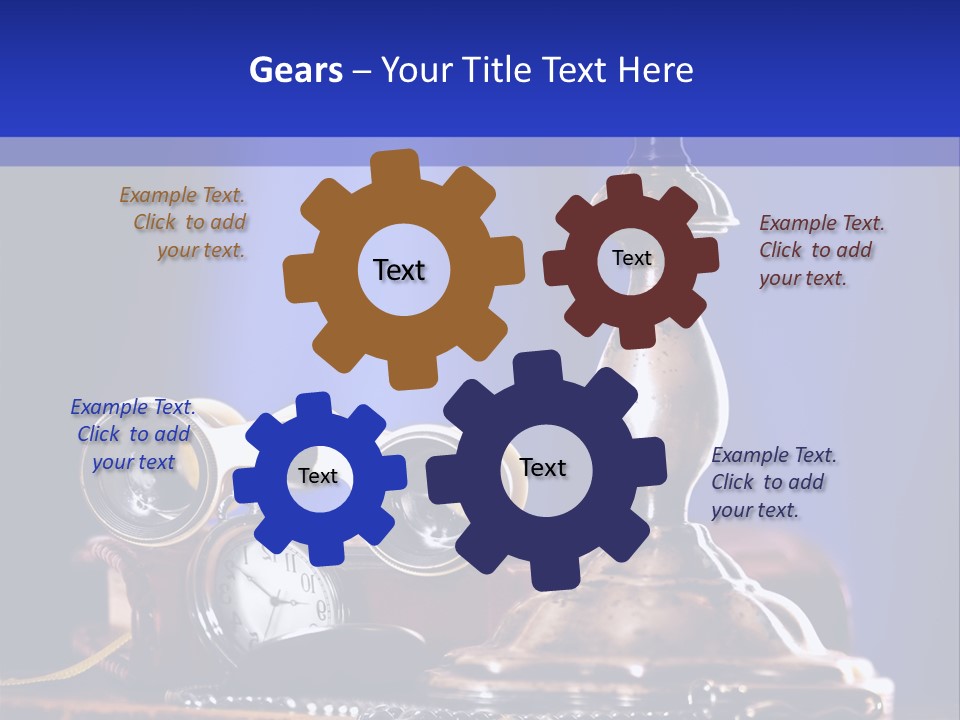 Concept Clock Retro PowerPoint Template