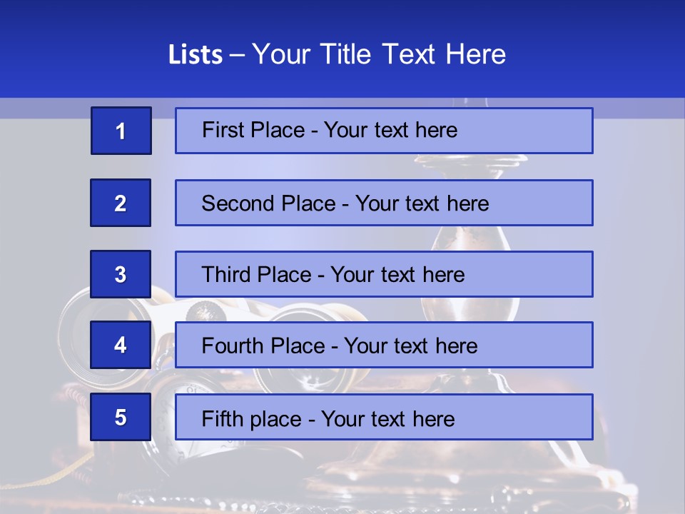 Concept Clock Retro PowerPoint Template