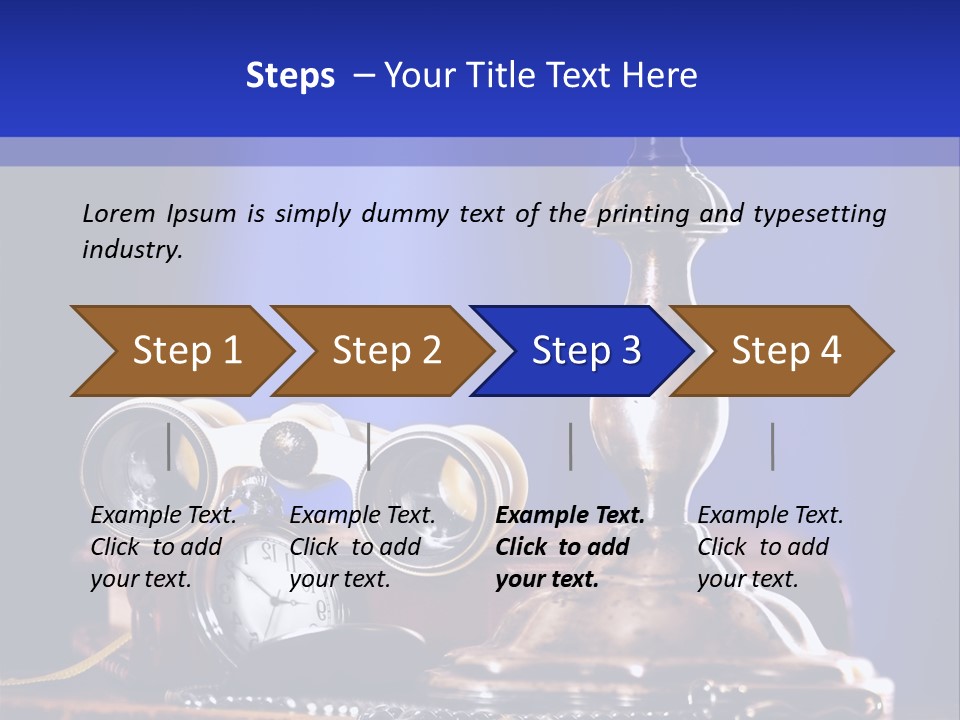 Concept Clock Retro PowerPoint Template
