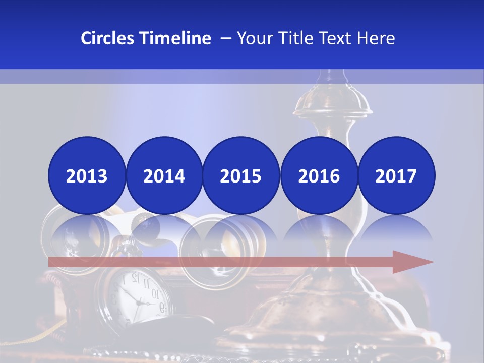Concept Clock Retro PowerPoint Template