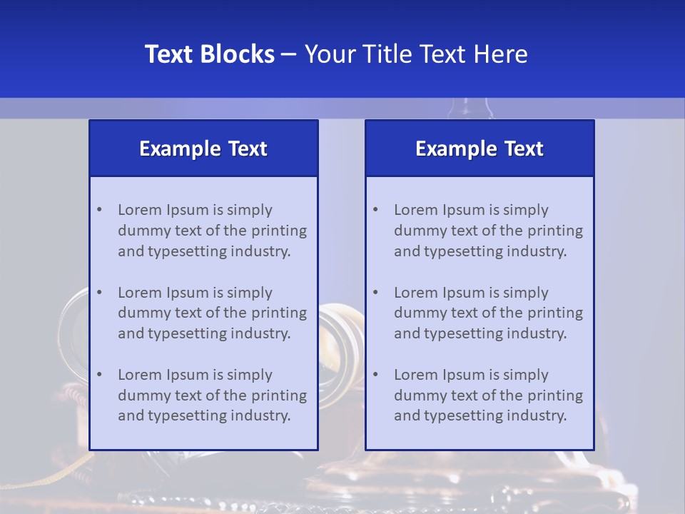Concept Clock Retro PowerPoint Template