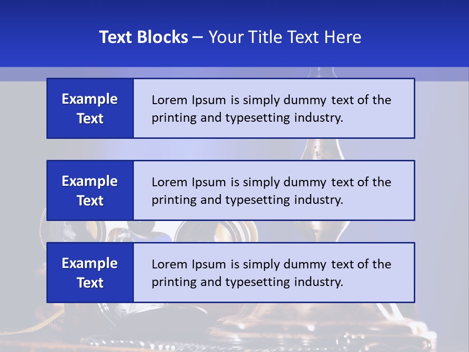Concept Clock Retro PowerPoint Template