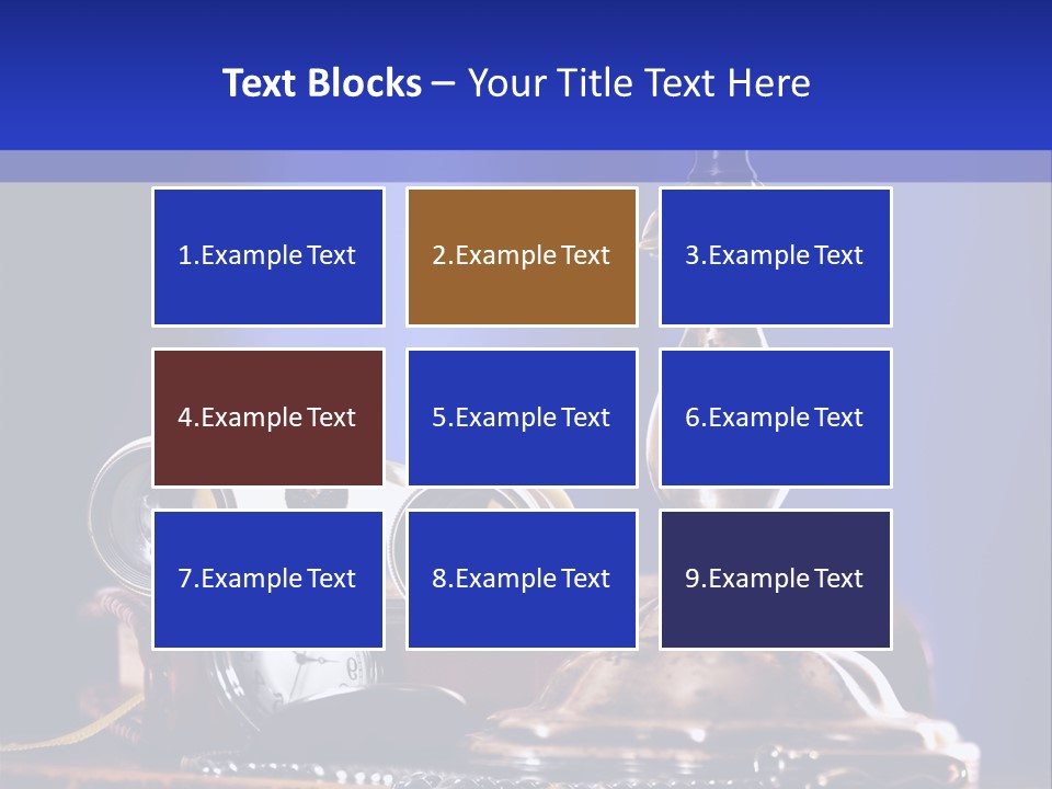 Concept Clock Retro PowerPoint Template