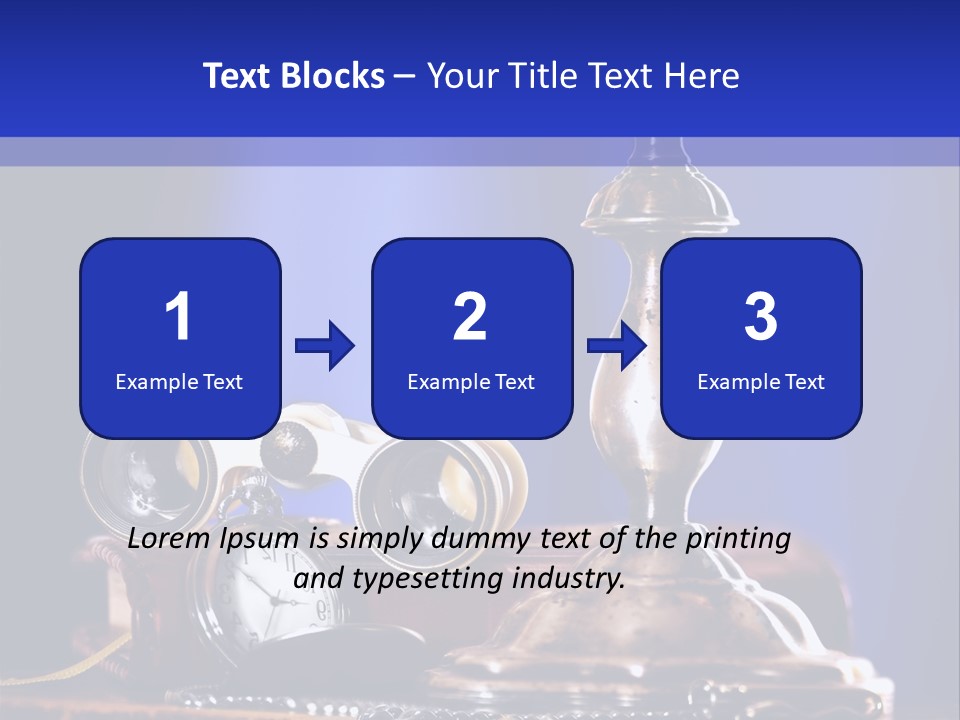 Concept Clock Retro PowerPoint Template