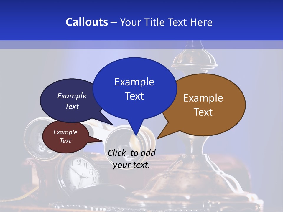 Concept Clock Retro PowerPoint Template