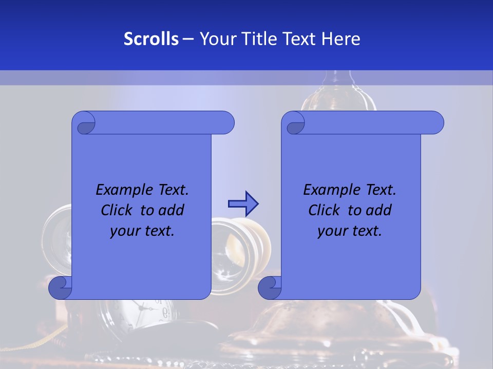 Concept Clock Retro PowerPoint Template