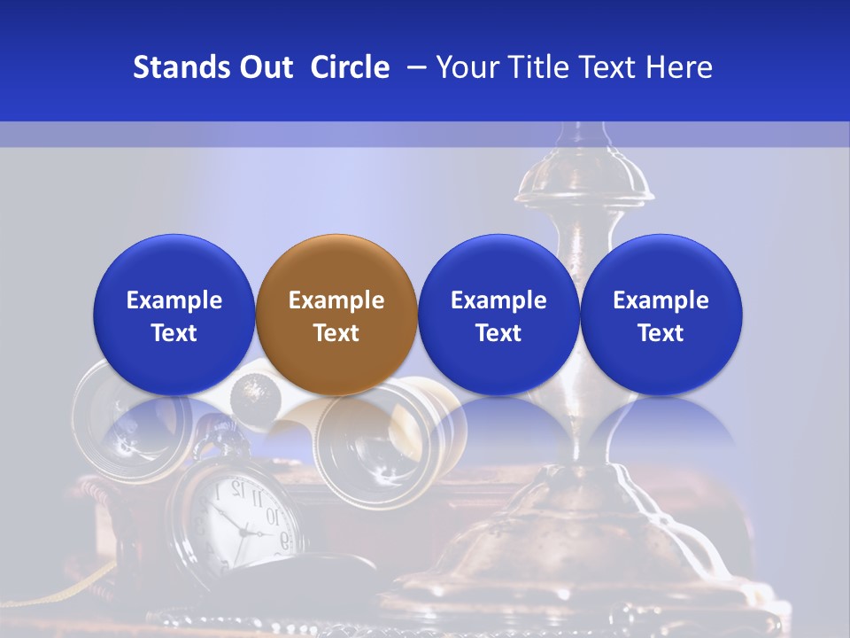 Concept Clock Retro PowerPoint Template