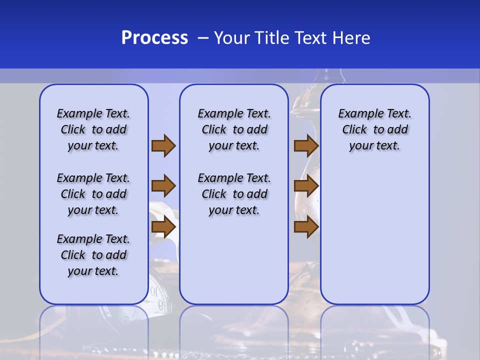 Concept Clock Retro PowerPoint Template