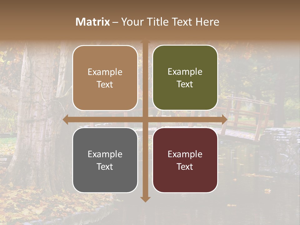Autumn Bridge PowerPoint Template