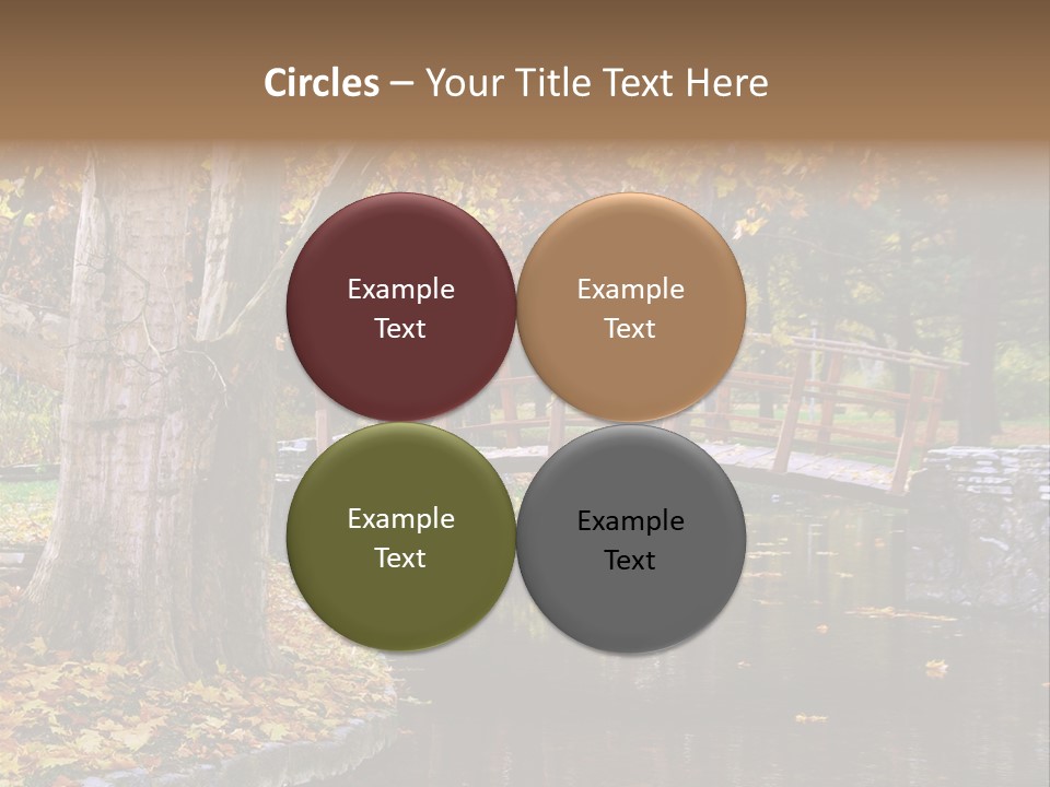 Autumn Bridge PowerPoint Template