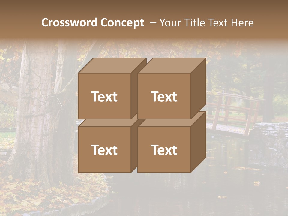 Autumn Bridge PowerPoint Template
