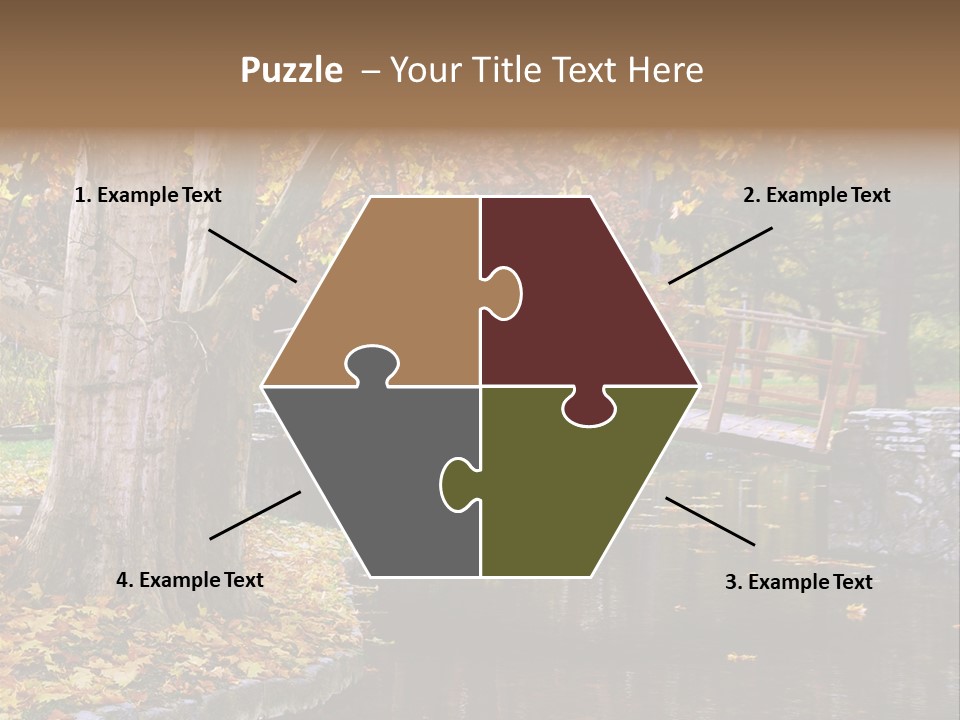 Autumn Bridge PowerPoint Template