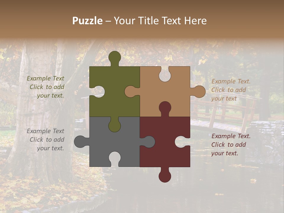 Autumn Bridge PowerPoint Template