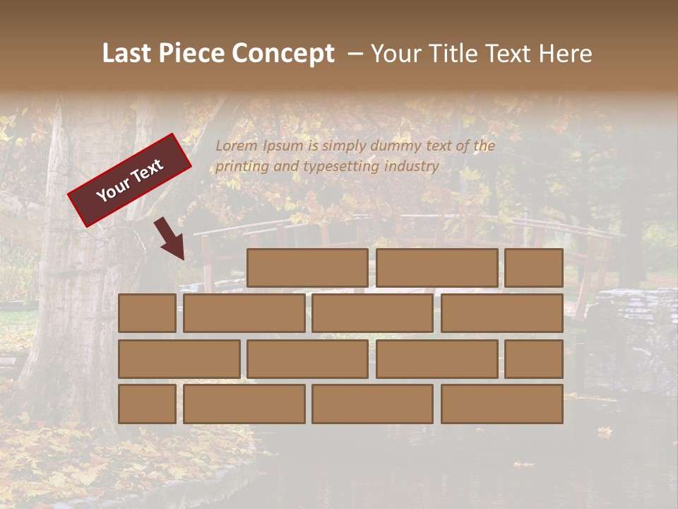 Autumn Bridge PowerPoint Template