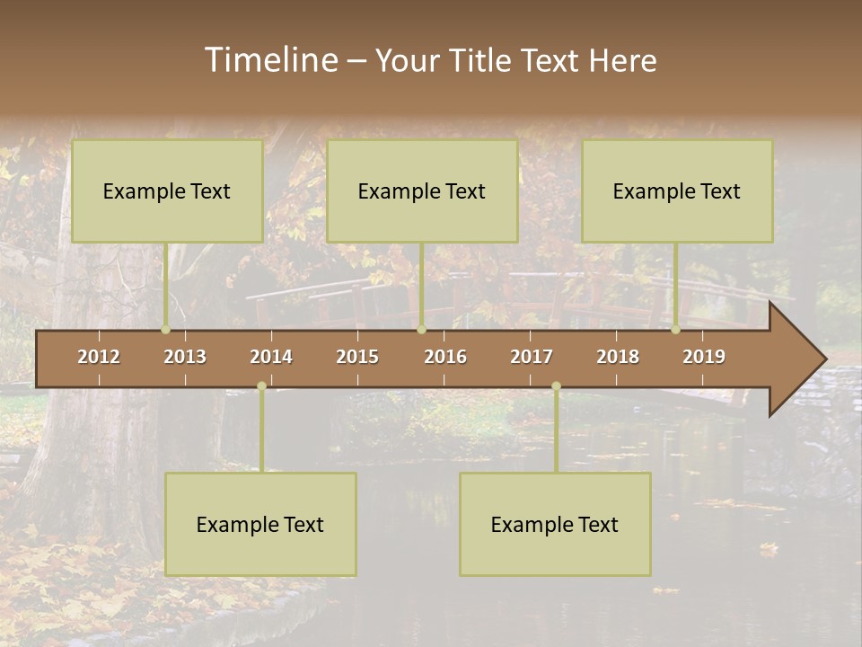 Autumn Bridge PowerPoint Template