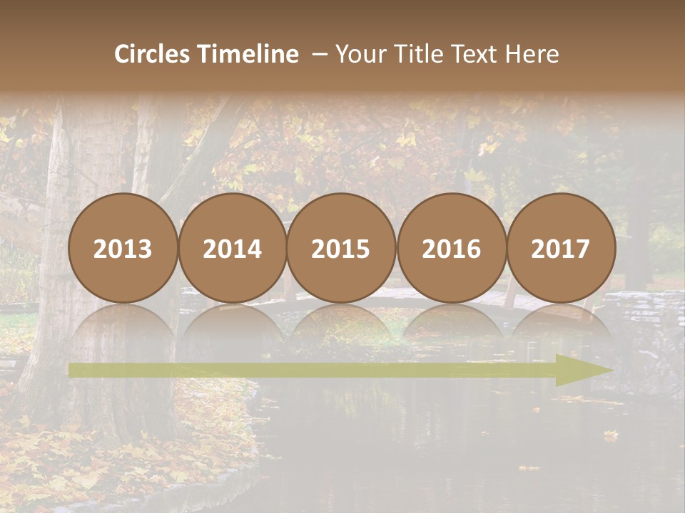Autumn Bridge PowerPoint Template