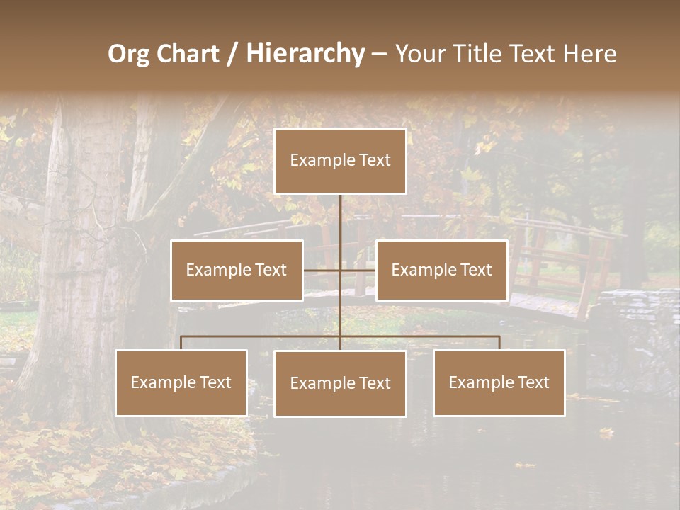 Autumn Bridge PowerPoint Template