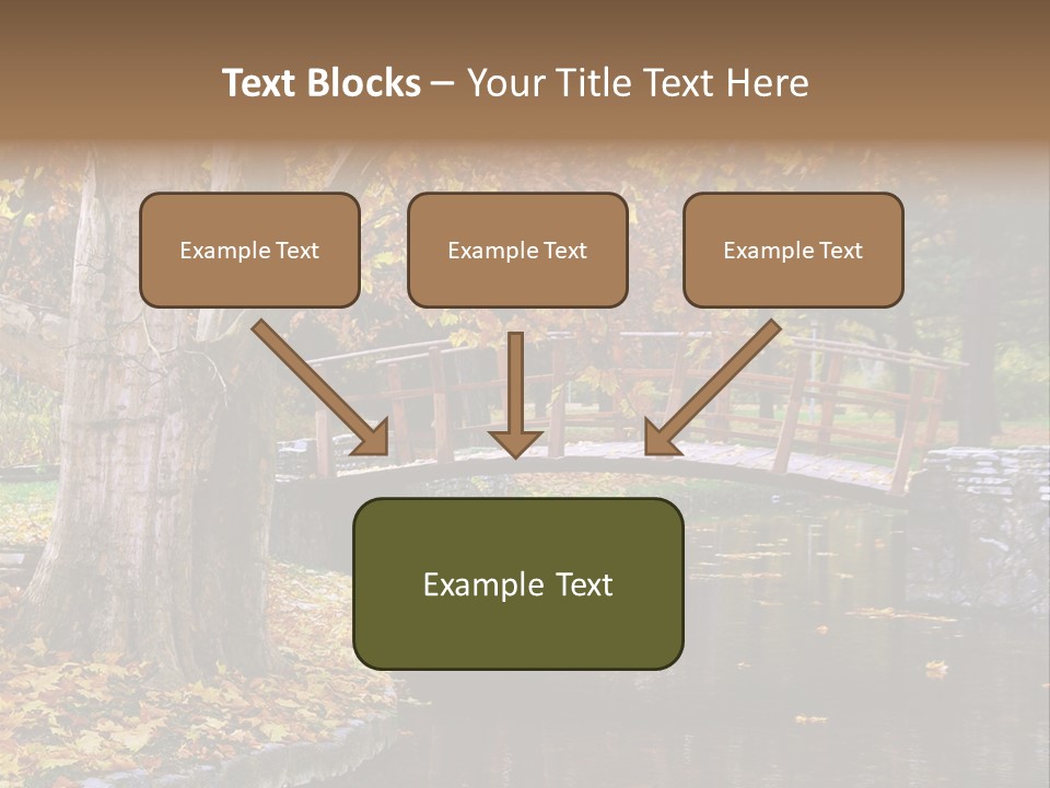 Autumn Bridge PowerPoint Template
