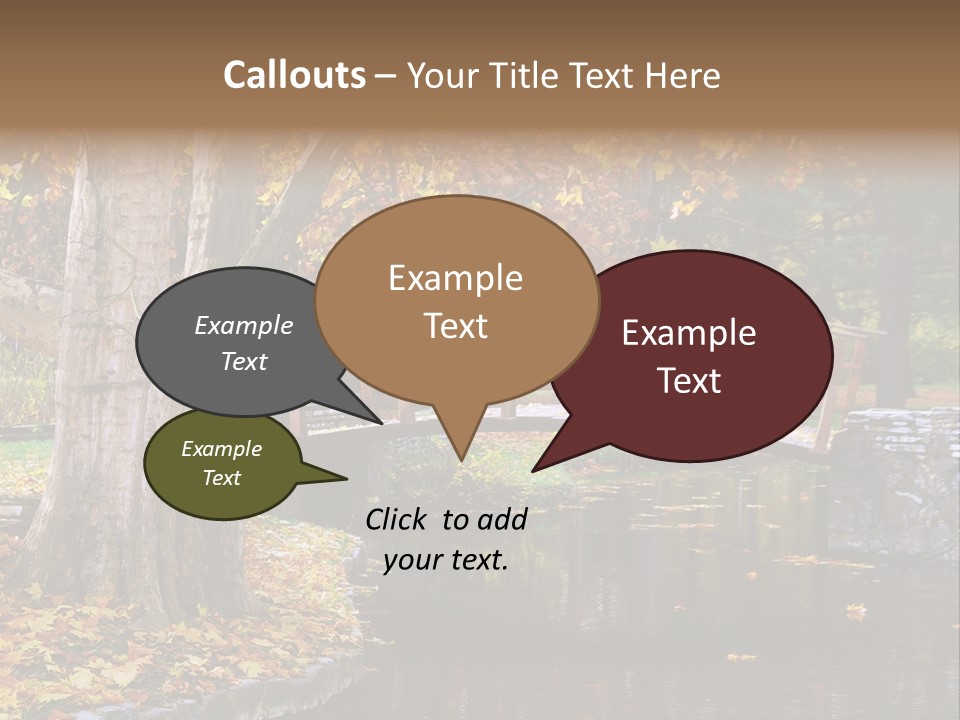 Autumn Bridge PowerPoint Template