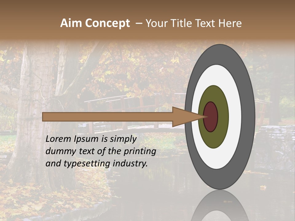 Autumn Bridge PowerPoint Template