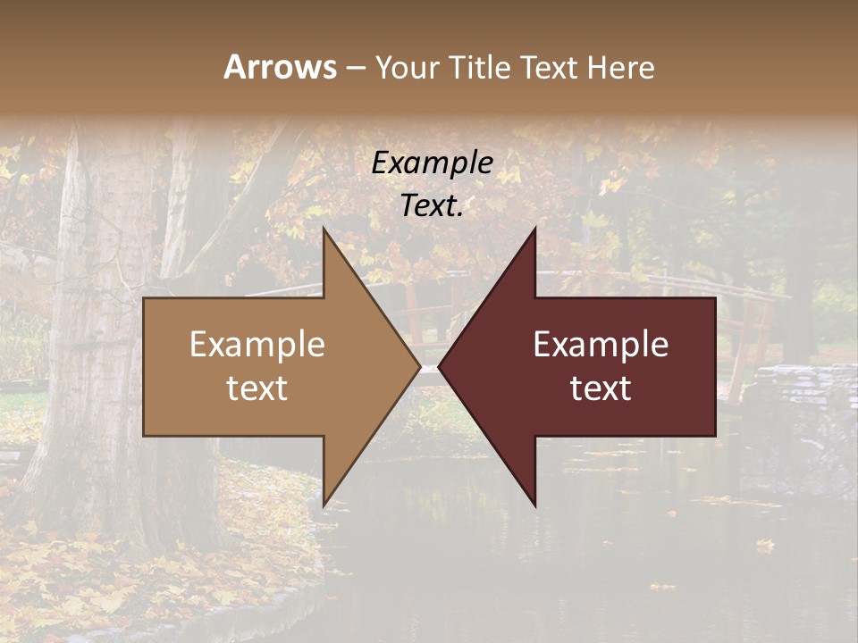 Autumn Bridge PowerPoint Template
