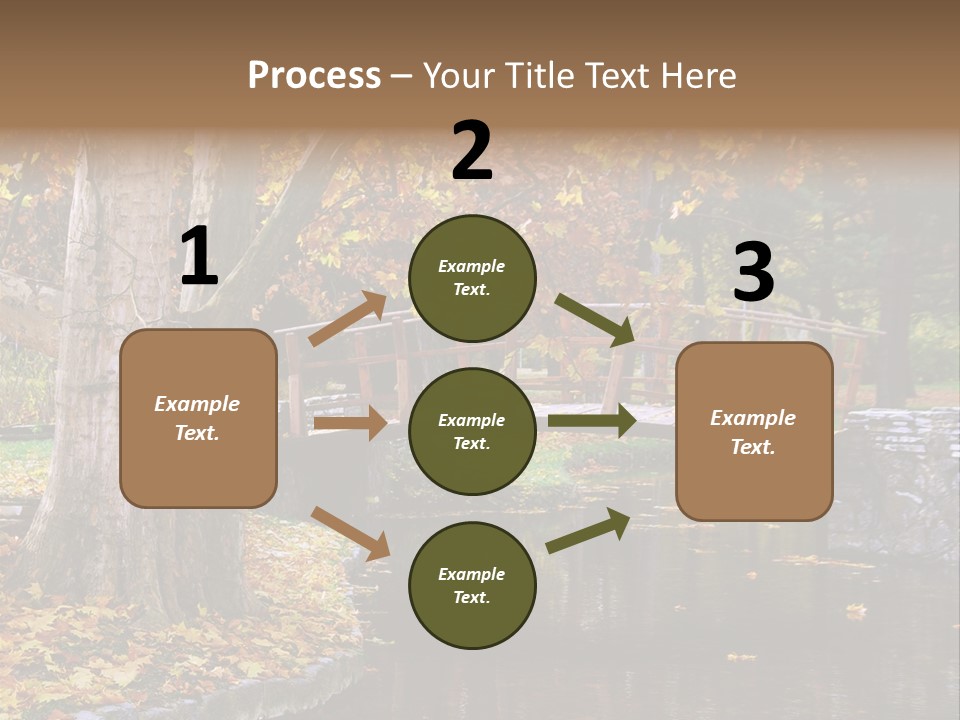 Autumn Bridge PowerPoint Template