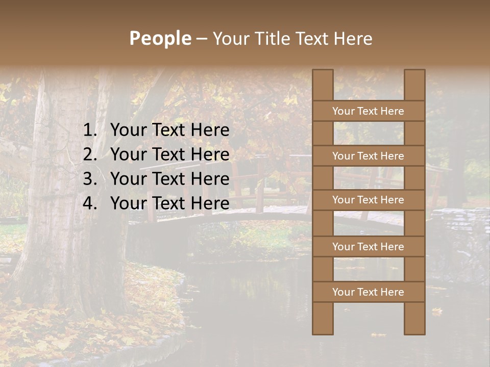 Autumn Bridge PowerPoint Template
