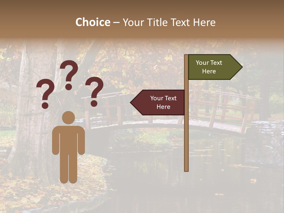 Autumn Bridge PowerPoint Template