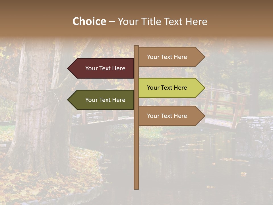 Autumn Bridge PowerPoint Template