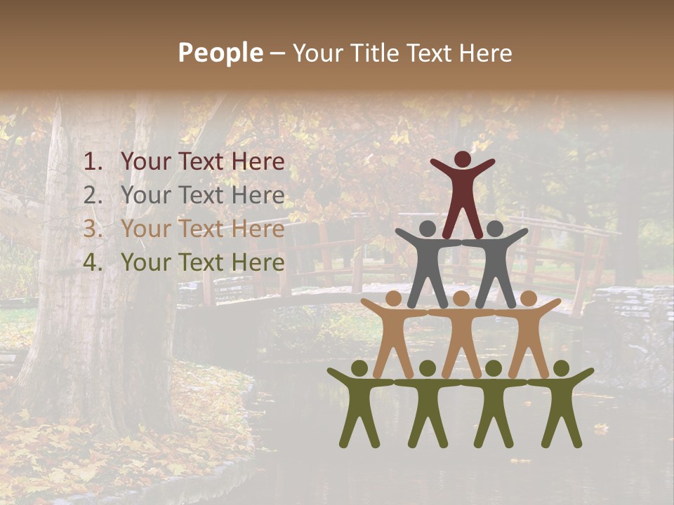Autumn Bridge PowerPoint Template