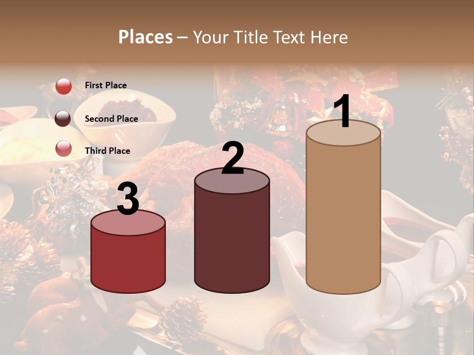 Vianoce Jedlo PowerPoint Template