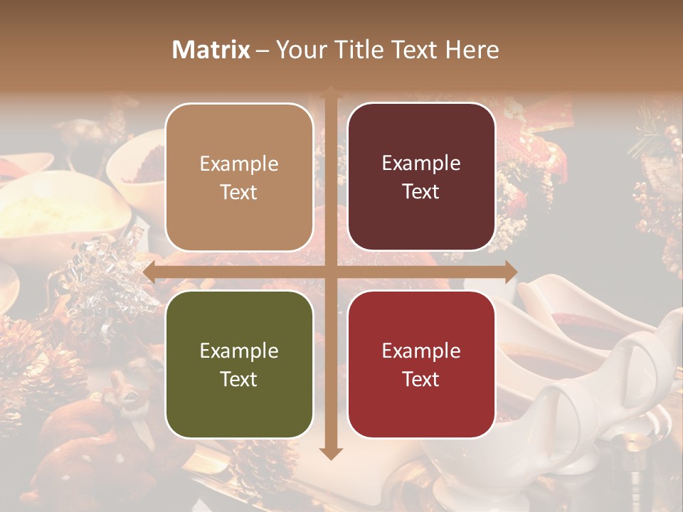 Vianoce Jedlo PowerPoint Template