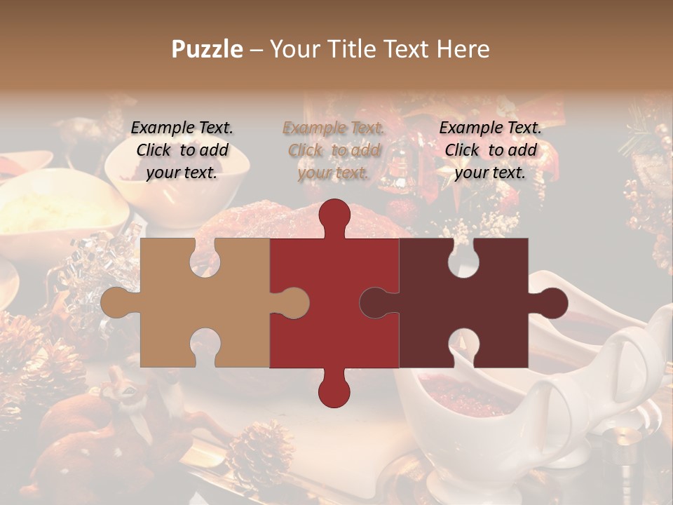 Vianoce Jedlo PowerPoint Template