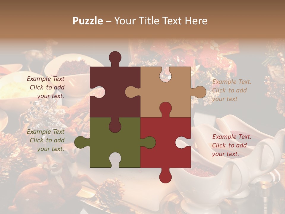 Vianoce Jedlo PowerPoint Template