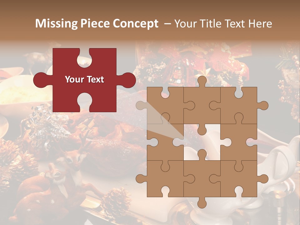 Vianoce Jedlo PowerPoint Template