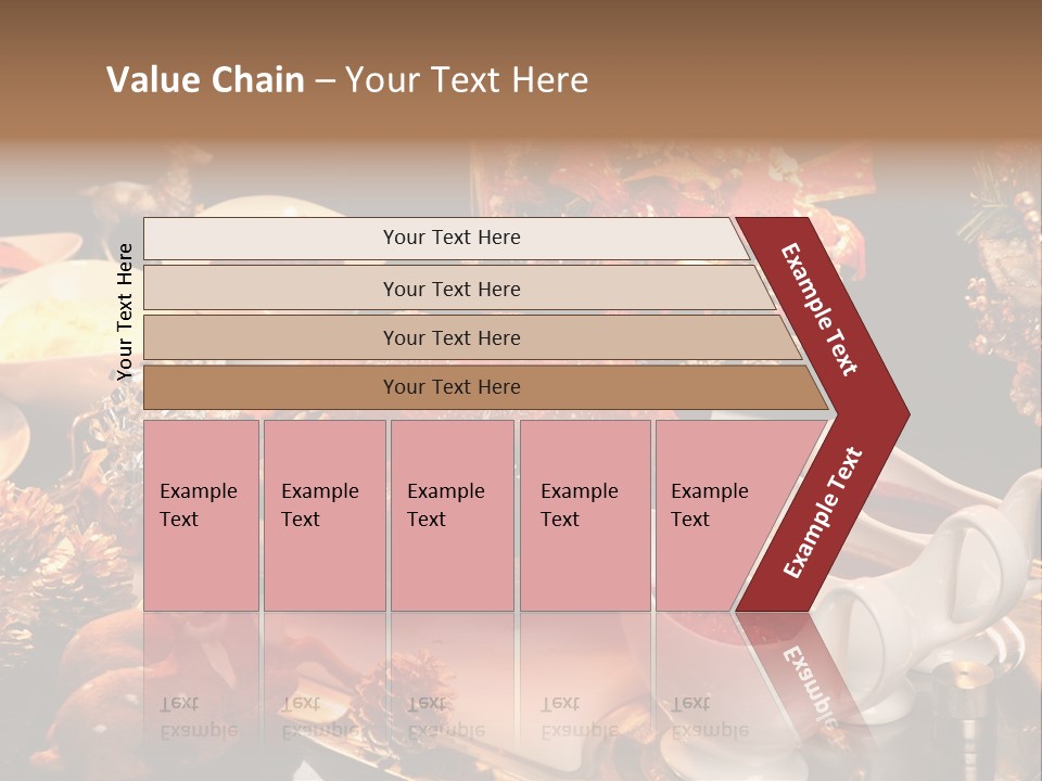 Vianoce Jedlo PowerPoint Template