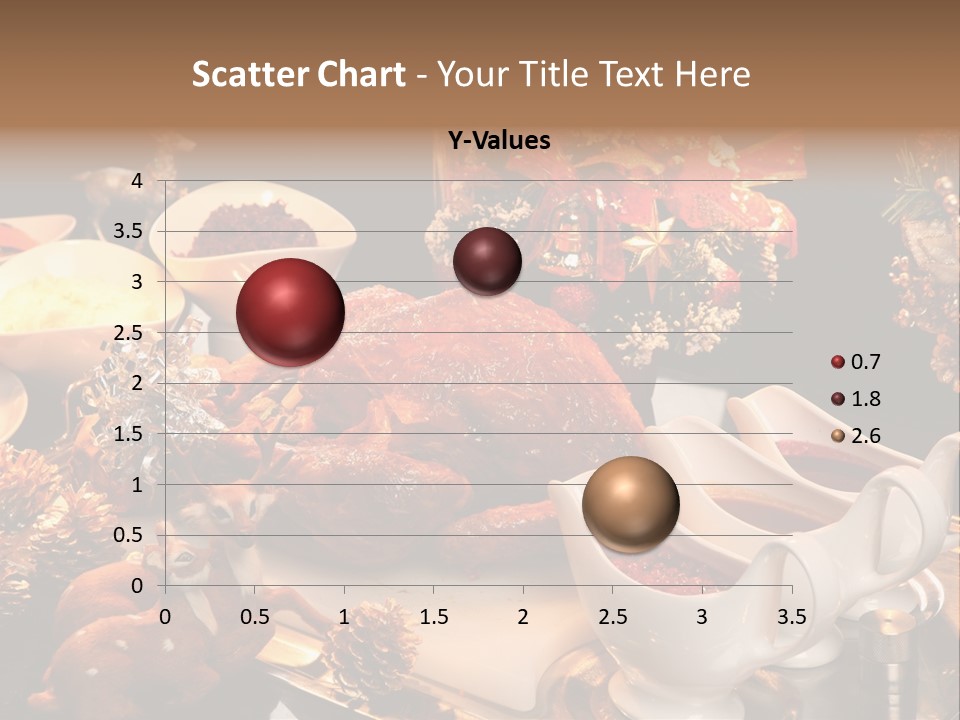 Vianoce Jedlo PowerPoint Template