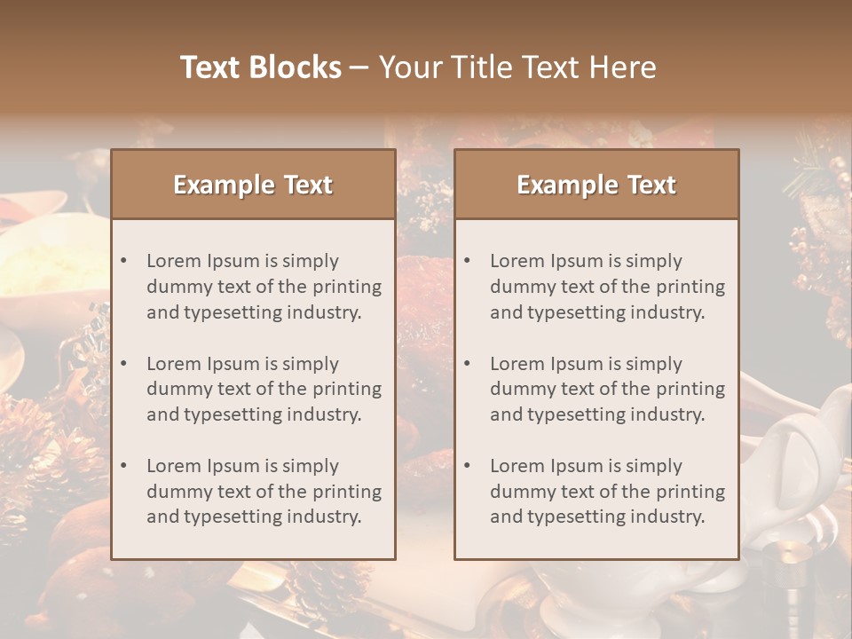 Vianoce Jedlo PowerPoint Template