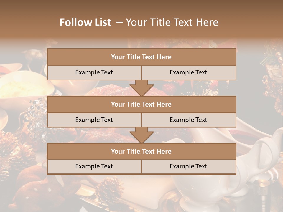 Vianoce Jedlo PowerPoint Template