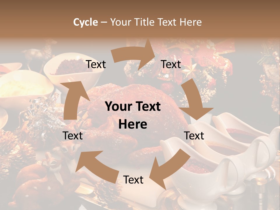 Vianoce Jedlo PowerPoint Template