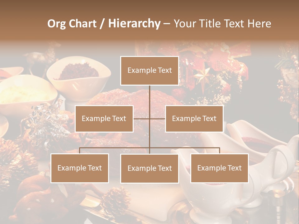 Vianoce Jedlo PowerPoint Template