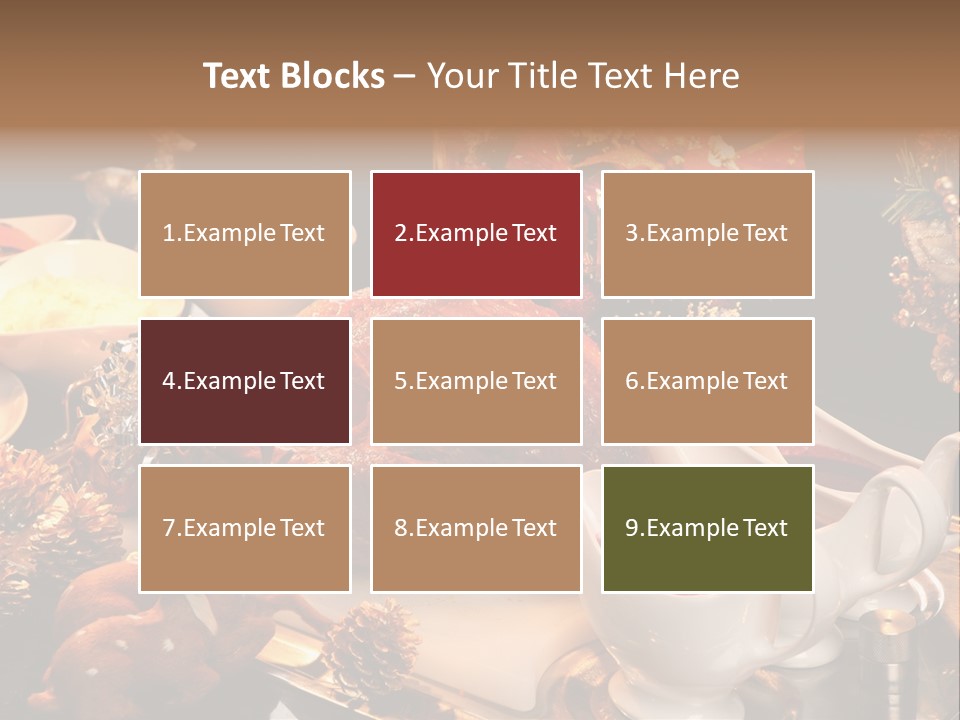 Vianoce Jedlo PowerPoint Template