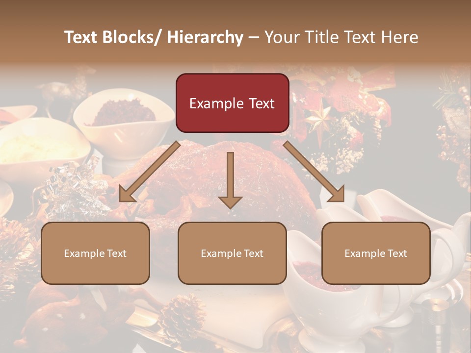 Vianoce Jedlo PowerPoint Template