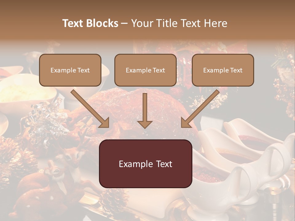 Vianoce Jedlo PowerPoint Template